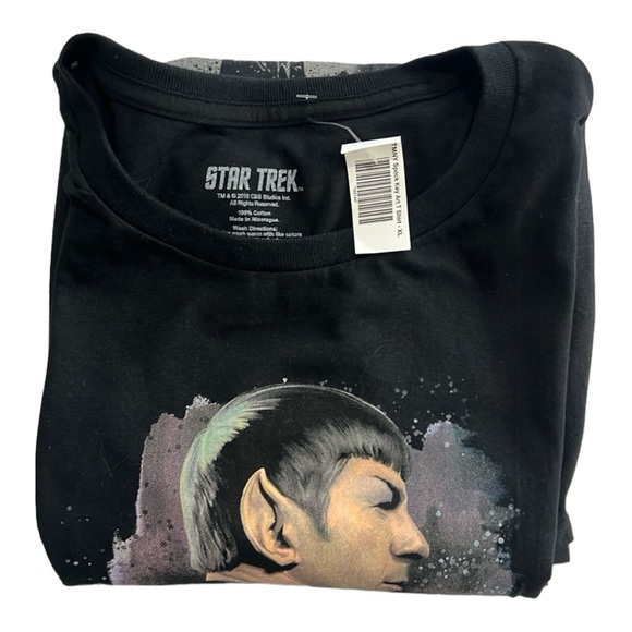 Star Trek Spock Mission New York Men's Short Sleeve Black T-Shirt Size XL New - Picture 5 of 6